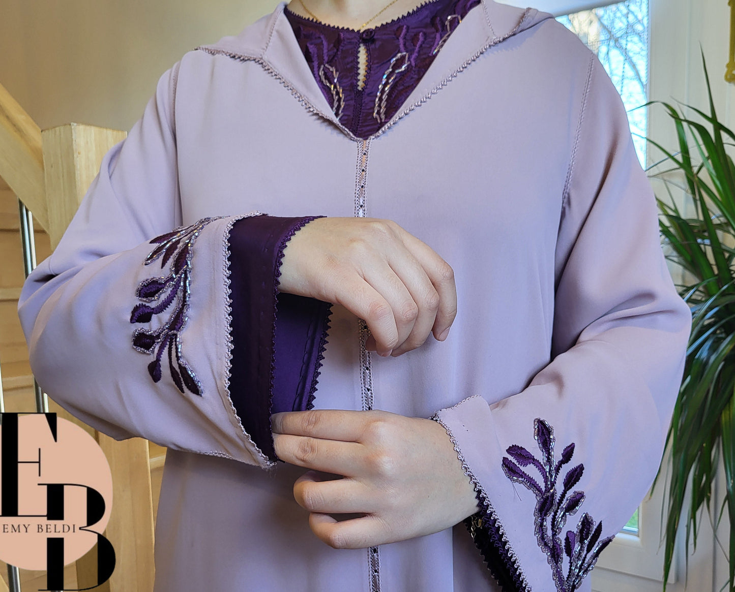 Djellaba Zayna 2p - Lavande/Violet