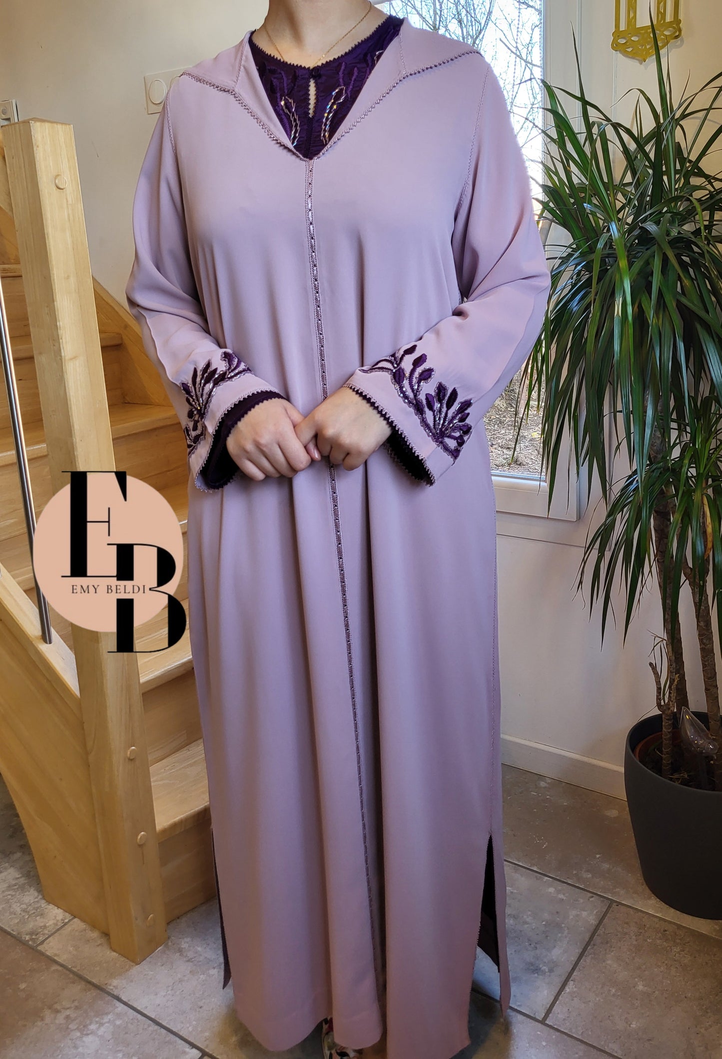 Djellaba Zayna 2p - Lavande/Violet