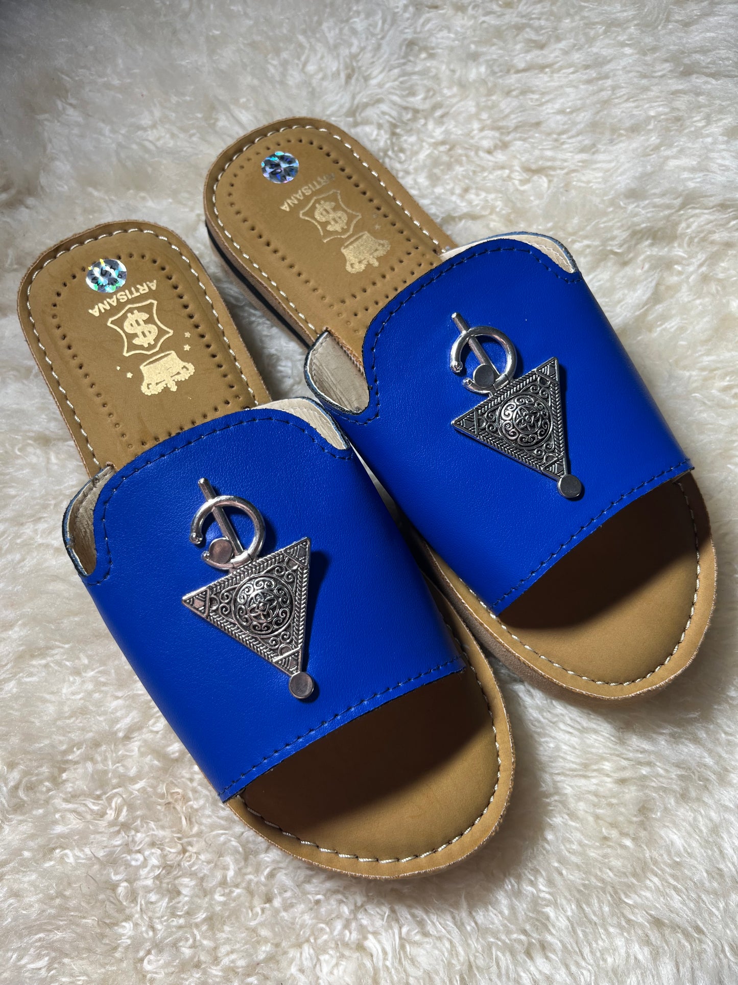 Sandales Femme - Tradition - Bleu