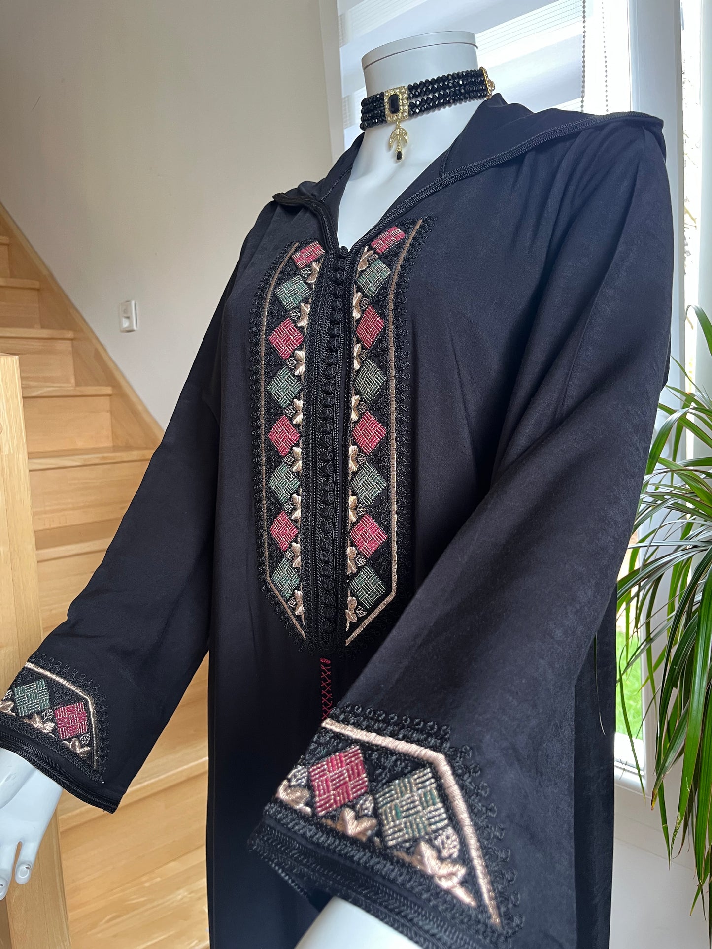 Djellaba Rayhana - Noir