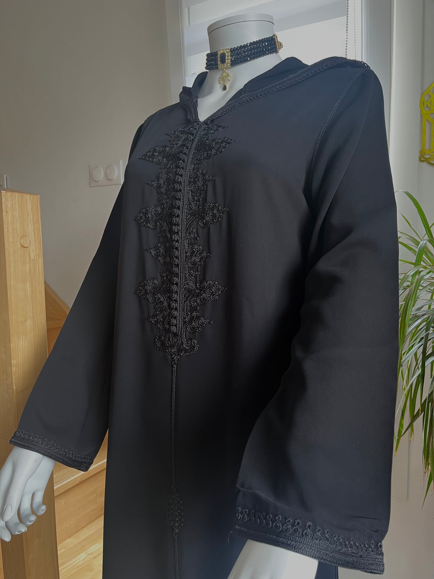 Djellaba Nejma - Noir