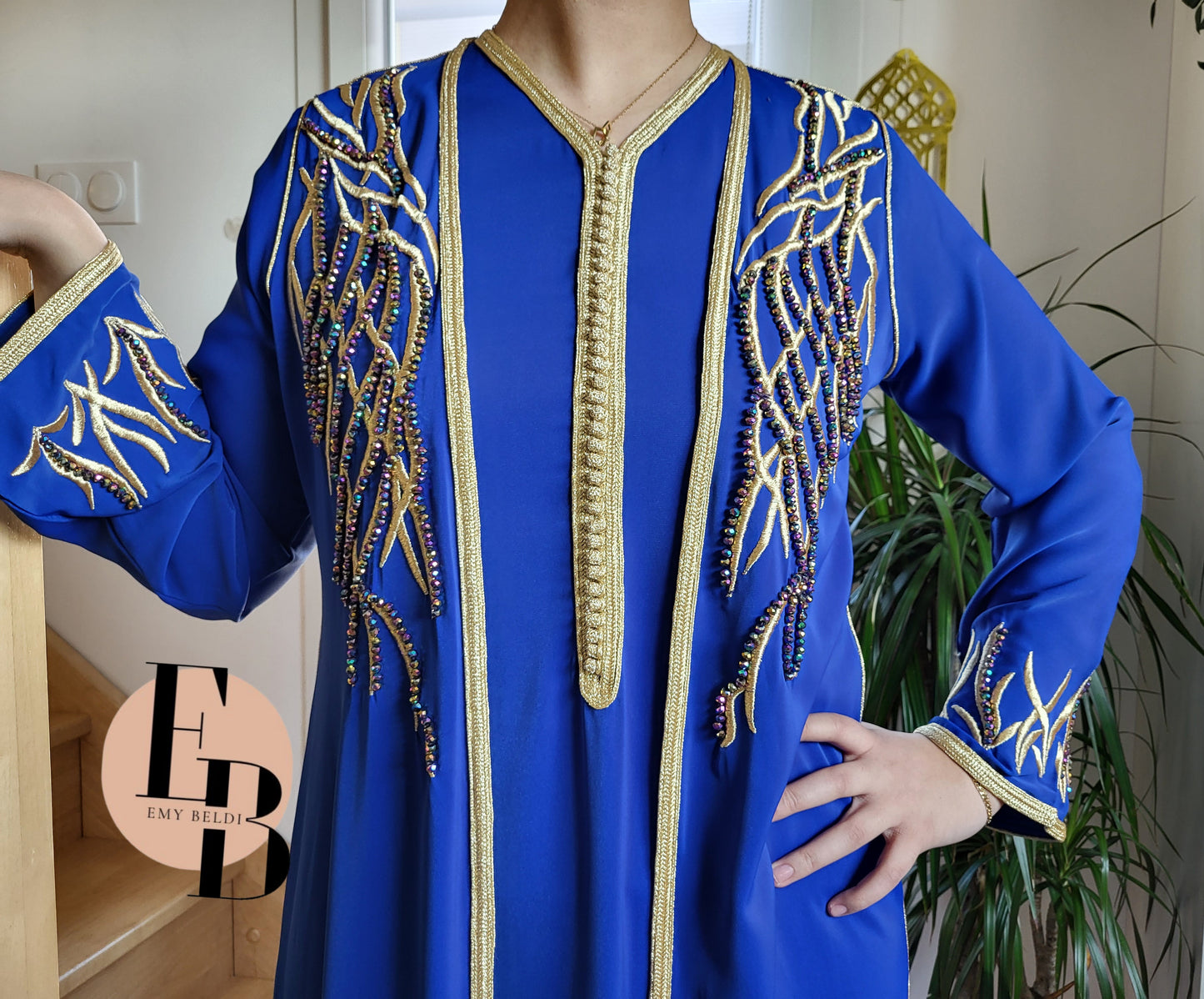 Kimono Celesta 2p - Bleu