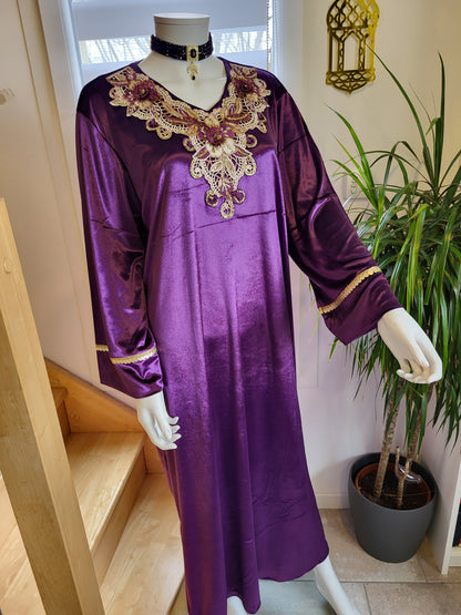 Gandoura Velours - Violet